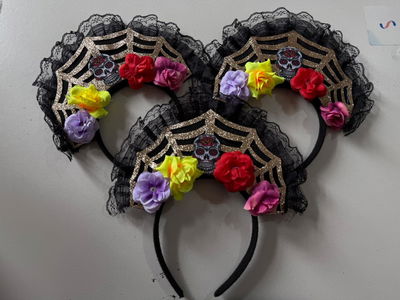 VINCHA TELA DE ARAÑA