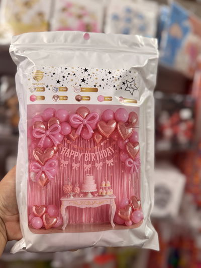 SET 57 GLOBOS (FUCSIA)