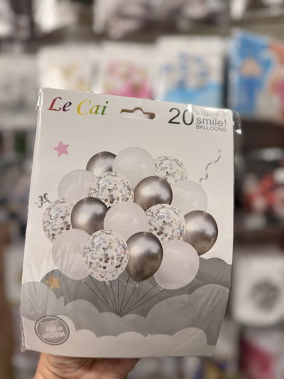 SET 20 GLOBOS TRICOLOR