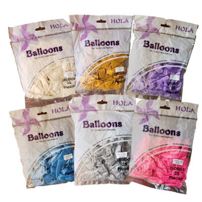 GLOBO PERLADO 10PULG X25