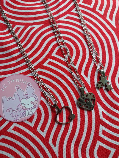 Cadenas Con Dijes de Acero.