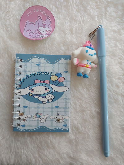 COMBO CINNA. MINI LIBRETA + LAPICERA