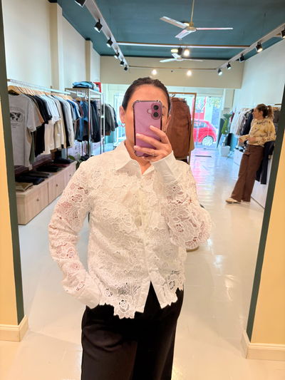 Camisa Broderi Romantica