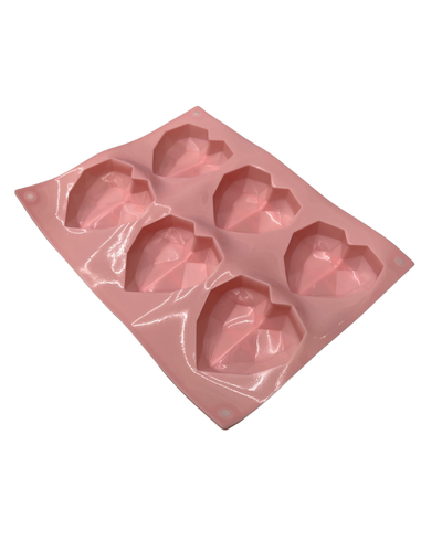 Molde silicona corazon