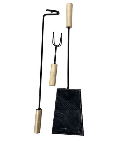 Set utensilios asador x3