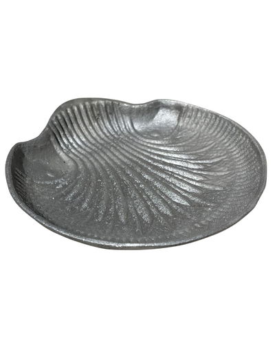 Bandeja forma ostra aluminio fundido