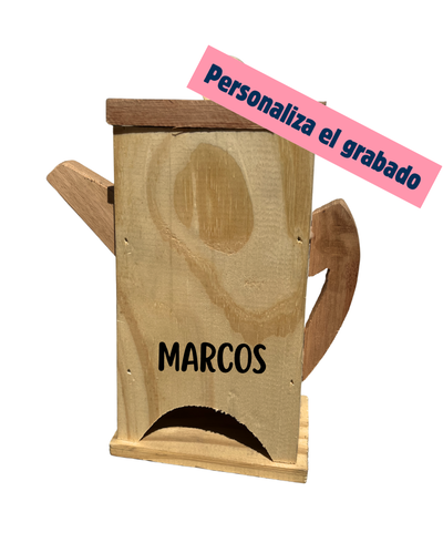 Tetera de madera guarda te