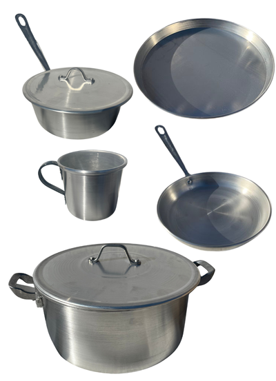 Bateria de cocina 3 (5 art + 2 tapas)