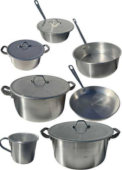 Bateria de cocina 5 (7 art + 4 tapas)