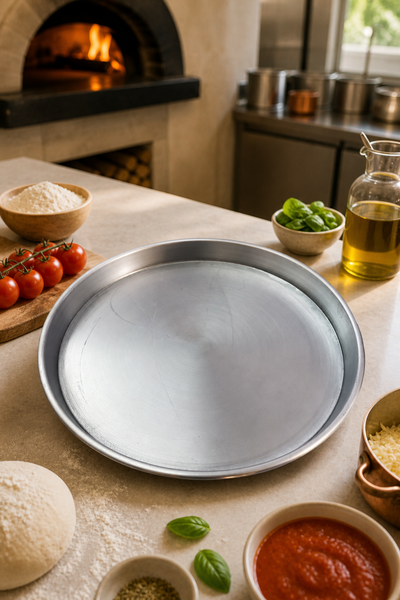 Pizzera de chapa aluminizada