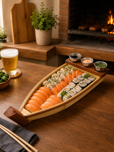 Barco sushi 60cm presentaciones 