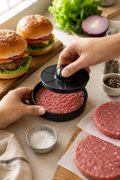 Molde de hamburguesa Plastico