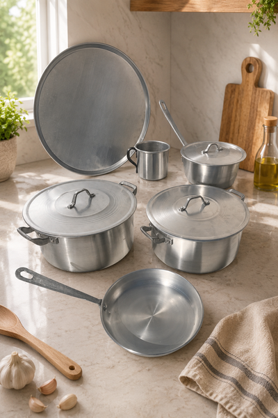 Bateria de cocina 2 (6 art + 3 tapas)