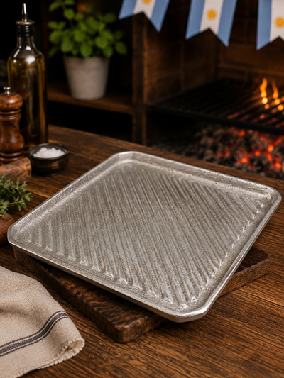 Brasero aluminio fundido