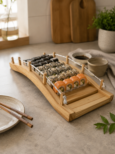 Puente de sushi presentancion