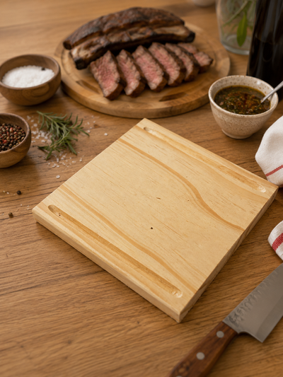 Tabla plato cuadrada 19x19