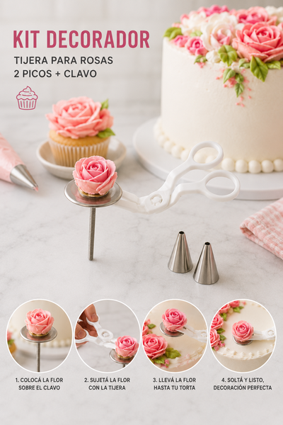 Set 2 picos + tijera + clavo