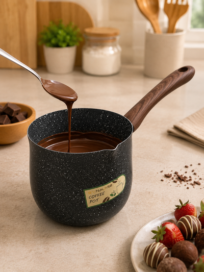 Olla con mango y vertedor 12cm