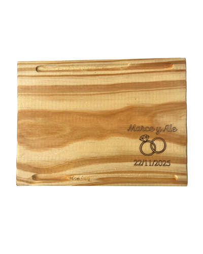 Tabla 26x19 cm personalizada