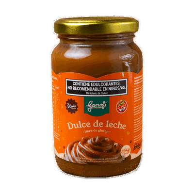 GANOFI - DULCE DE LECHE CON STEVIA X454 G - Sin Tacc