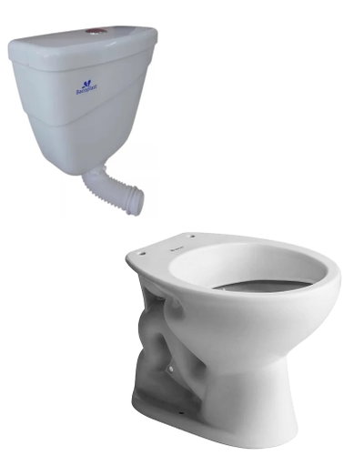 Inodoro corto y mochila plástica FERRUM + BACOPLAST 