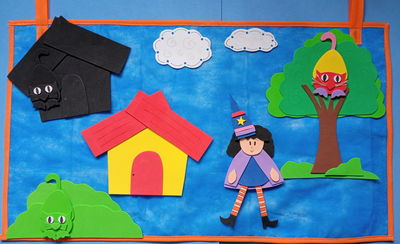 Panel Cuentacuentos La bruja Winnie - POR PEDIDO