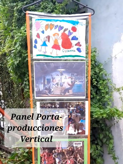 Panel Portaproducciones Vertical POR PEDIDO