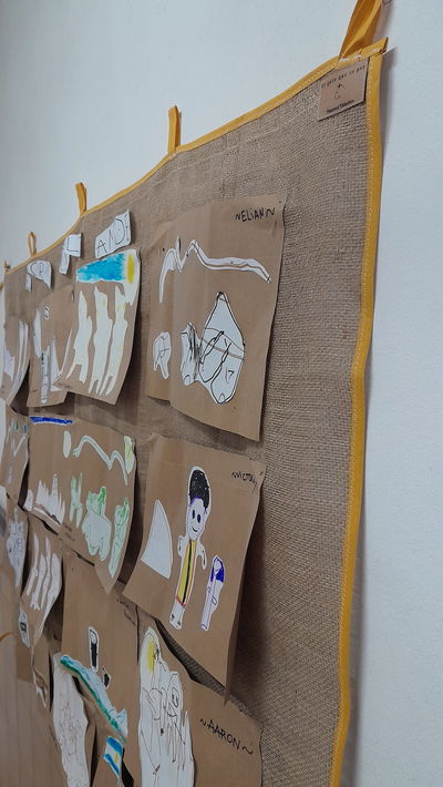 Panel de arpillera POR PEDIDO