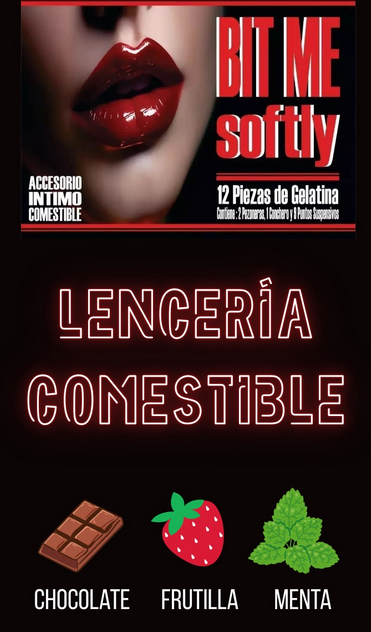 LENCERIA COMESTIBLE BIT ME SOFTLY