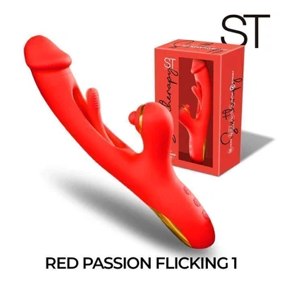 Vibrador red passion flicking 1