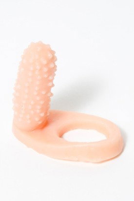 ANILLO ESTIMULACION DOBLE HOT FINGER MEDIEVAL con escamitas 9X3