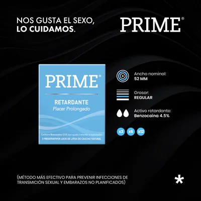 PRIME PRESERVATIVOS X3 UNIDADES