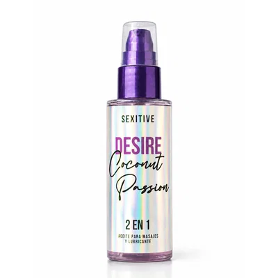 Aceite y Lubricante Desire Coconut 2 en 1 - 60ml