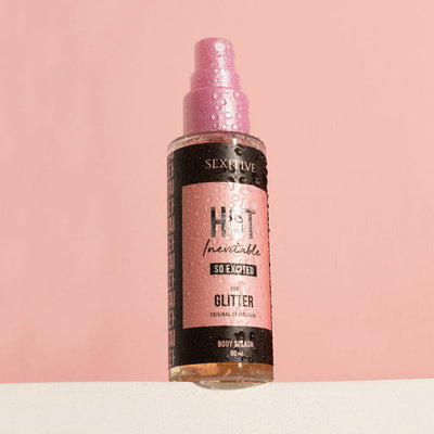 Nuevo! Body Splash Hot Inevitable So Excited con glitter - 60ml