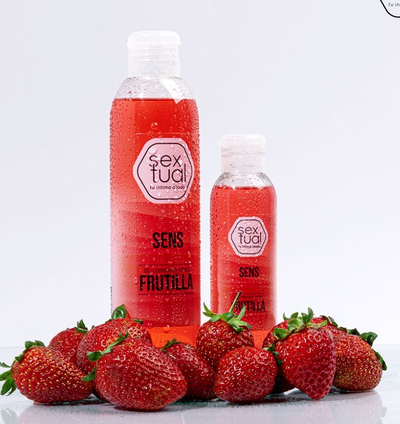 Sextual Gel Lubricante Strawberry Frutilla 200ml