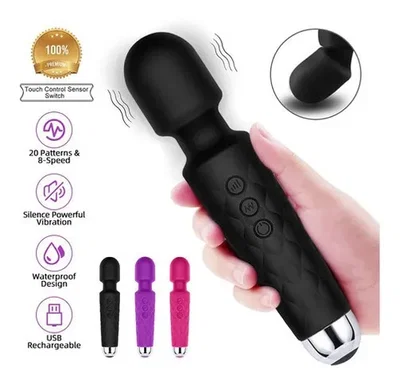 Vibrador potente para mujer, estimulador de clítoris y punto G, 20 velocidades