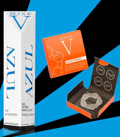 kit Miss V Azul + 1 Love Ring