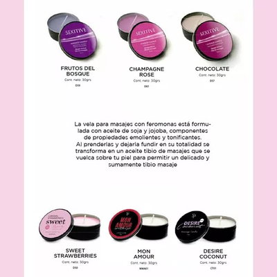Massage Candle aceite para masajes 30grs