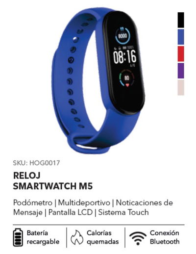 Reloj Suono Smart M5