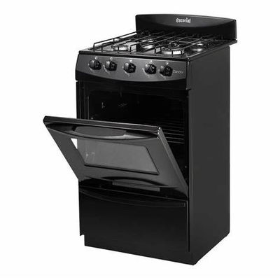 Cocina Candor Negra Gas Licuado