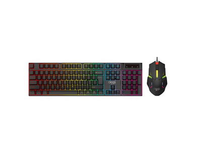 TECLADO Y MOUSE ILUM. DINAX DXCOMBXTM96