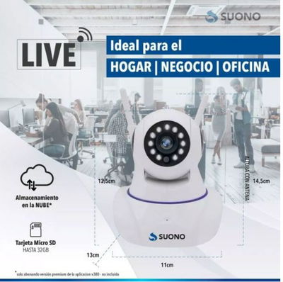 CAMARA IP SUONO 2 ANTENAS