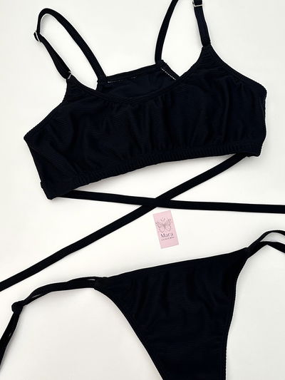 Bikini top de morley con tiras