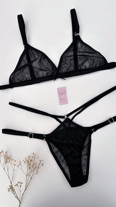 Conjunto erótico de microtul