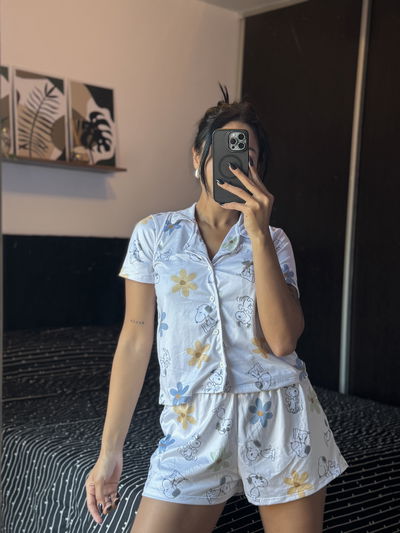 Pijama camisero corto VARIOS DISEÑOS 