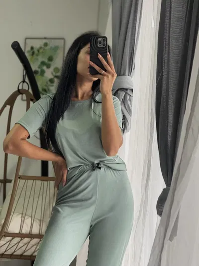 Pijama de morley mangas cortas 