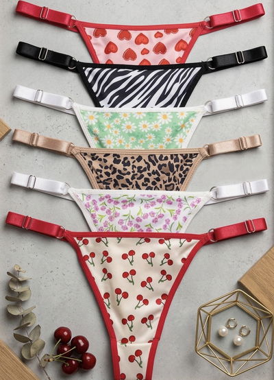 Pack x3 less regulables estampadas 