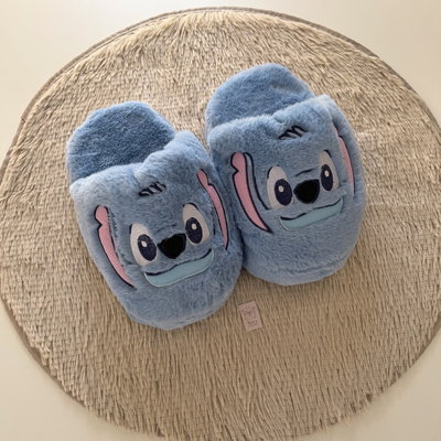 PANTUFLONES PIEL DE CONEJO - STITCH