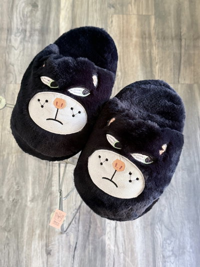 PANTUFLONES PIEL DE CONEJO - LUCIFER