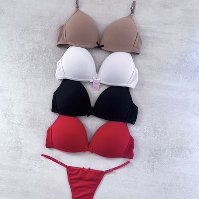 Conjunto triángulo soft de algodón